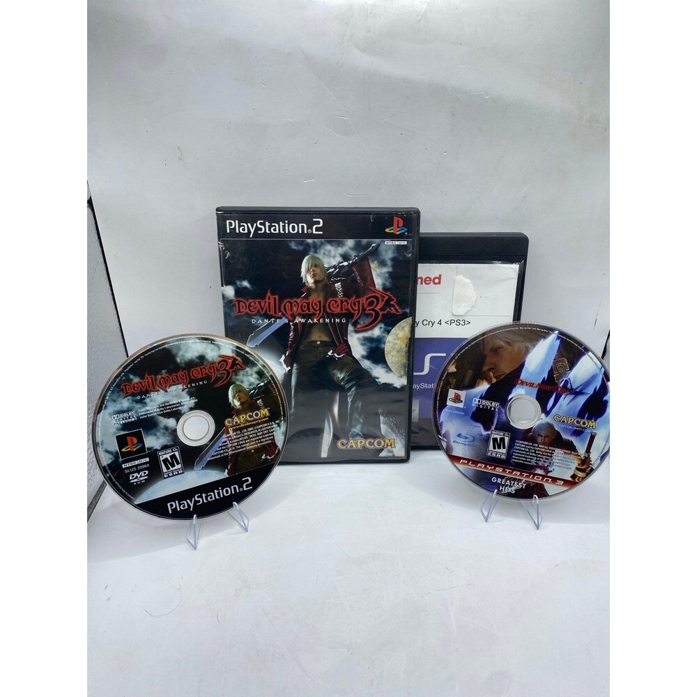 Devil May Cry 3 & Devil May Cry 4 PS2 PS3 Playstation 2 & 3 Bundle Tested
